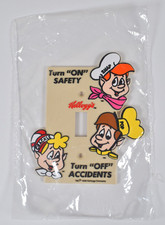 RARE Vtg Kellogg's RIce Krispies Elves Light Switch Cover Wall Plate picture