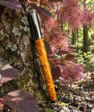 Rarest American Wood: Handmade Turned Magnetic Rollerball Zen Pen- Chittum Burl picture