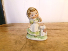 Vintage Homco Girl With Puppy Dog Sweet 3