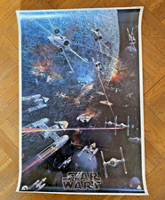 STAR WARS 1977 PROMO Poster NOT FOLDED 20th Century Fox VINTAGE 2T-541 New Hope picture