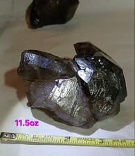 🔥Hallelujah Junction CA. Smoky Amethyst Crystal Specimen Display Piece 11.5oz picture
