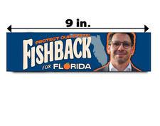 James Fishback Florida Governor Decal Bumper Sticker Republican Political Trump picture