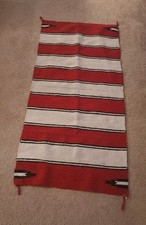 Handwoven Southwest Mexican Throw Blanket, Pre-owned Vg Condition Large Sized picture
