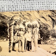 c1920s-30s Southwest Tourist Snapshot Photo Native Dress 2x3 picture