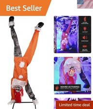 7.2-Ft. Upside Down Clown Halloween Animatronic picture