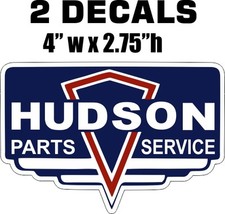 2 Hudson Parts and Service Vinyl Decal picture