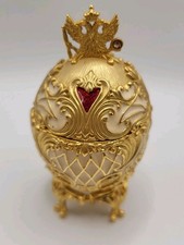 RARE JOAN RIVERS Rotating Musical Palace Egg Imperial Treasures Collection picture