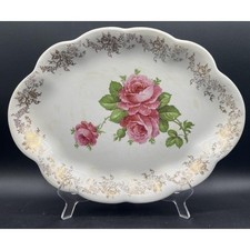 Vintage (1905) Homer Laughlin, The Angelus Floral Pattern Serving Platter -Rare picture