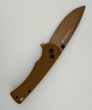 Bladebox Sandman Folding Pocket Knife Tan G10 Handle D2 Steel picture