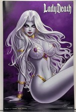 Lady Death Sworn #1 Luxury Jewel Edition Dawn McTeigue Cover picture