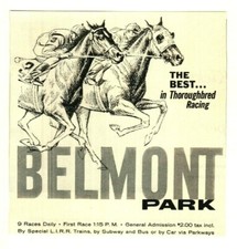 1959 Belmont Park Advertisement picture