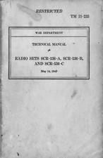85 Page May 1943 TM 11-235 Radio Sets BC-611 SCR-536 -A - to -C Manual on CD picture