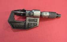 vtg Mitutoyo Micrometer Caliper Tie Clip Engineering Metal Work Silver picture