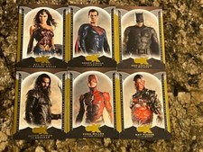 Set of 6 CZX DC Super Heroes & Super Villains Promo Cards P1 P2 P3 P4 P5 P6 picture