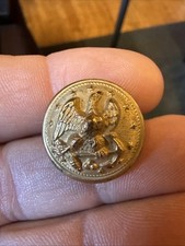 Antique US Navy Coat Button John Wanamaker Phila Backmark USN Eagle Anchor picture