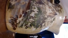 Packham Hand Painted vase 50s+ pottery ,ohio  company  RR picture