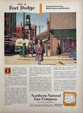 1958 Northern Natural Gas Company Original Advertisement Fort Dodge Print Ad picture