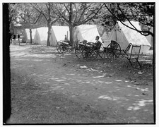 Photo:G.A.R. Encampment 1902 Civil War Veterans Camp Tents Cannons picture