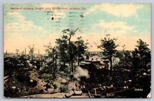 Battle of Atlanta July 1864 Atlanta Georgia Antique Postcard PM 1914 picture