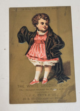 Victorian Trade Card White Grecian Soap J C Frye Co Boston Massachusetts picture