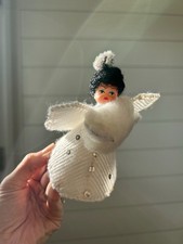 Vintage Christmas Angel Ornament / Tree Topper MCM 50s Mixed Angel Lot picture