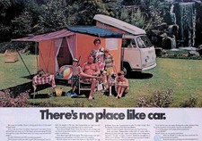 1971 Volkswagen Campsmobile There's no place life car. Print Ad Life April 16 picture