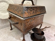 Jan Barboglio 7702HM 6 Qt Rectangular Chafer Chafing Dish Wrought Iron/Used once picture