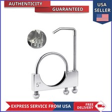 2 Pcs 5 Inch Universal Exhaust Clamp with Hanger picture