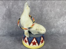 Cybis Sebastian The Seal Circus Collection Porcelain Figurine 1976 USA 5.5” picture
