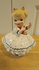 Vintage CONSCO Blushing Pigtail Bloomers Girl MARILYN EXCLUSIVES  Figurine 7C49 picture