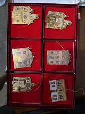 Bing and Grondahl Dollhouses of America Christmas Ornaments Set of 12 picture