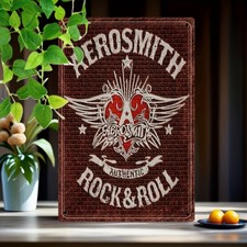 Home Décor Aerosmith Vintage 8x12 Rock & Roll Band Metal Signs Home Décor Wall  picture