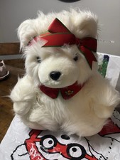NWT Unused VTG 1987 Dayton Hudson Santabear Miss Santa Bear Aviation with bag picture