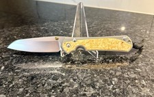 Chris Reeve Large Sebenza 31 Inlay Box Elder Insingo NIB  L31-1126 picture