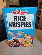 Vintage Rice Krispies Cereal Box Kellogg's Matchbox Cars Promo picture