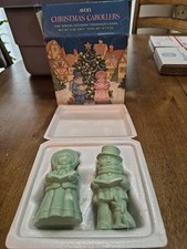 Vtg 1970s Avon Christmas Carollers Scented Soaps Set 2 Unused With Box picture