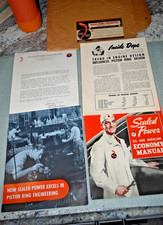 Vintage 1946 Sealed Power Corporation Dealership Kit - Envelope, Manual, Letter picture
