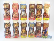 2009 STAR WARS CLONE WARS YOGHURT BOTTLES x12 YODA JEDI * PRODUCED IN ARGENTINA picture