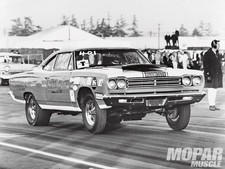 Cars 1969 sox and martin plymouth road runner drag Art Print Poster 11x17 picture