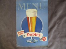 Vintage Menu Holland Hotel Tupper Lake New York Dobler Brewing Co rd19 picture
