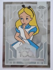 ALICE 2023 Topps Chrome Disney 100 #44 Base In Wonderland picture