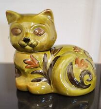 1960s Vintage Los Angeles Potteries Cat Cookie Jar Excellent Condition  picture