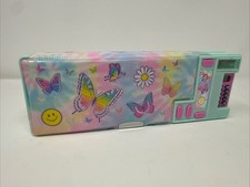 Hot Focus Dreamy Butterfly Tie-Die Multifunction Pencil Case Box picture