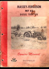 1959 MASSEY FERGUSON 65 TRACTOR OPERATORS MANUAL picture