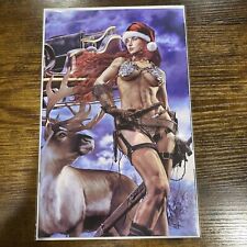 RED SONJA 2021 HOLIDAY SPECIAL #1 * NM+ * MARCO TURINI VARIANT CHRISTMAS VIRGIN picture