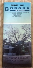 Vintage Map Corona & Vicinity California 1993 - 1994 Edition picture