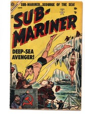 SUB-MARINER #34 (1954) - GRADE 4.5 - MARVEL GOLDEN AGE BILL EVERETT ART picture