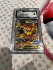 CGC 10 GEM MINT Mega Emboar EX 273/217 SIR Ascended Heroes Pokemon picture
