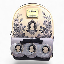 Loungefly Disney Princess Cameo Porcelain Portraits Mini Backpack NWT Brand New  picture