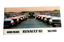 Vintage 1982 Renault 82 Car Dealer 24 Page Full Line Sales Brochure Catalog NM picture